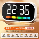Timess彩屏智能闹钟儿童学生专用起床神器可视化计时器二合一温度时钟声控大音量电子钟时间管理器开学季