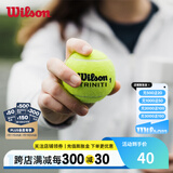 威尔胜（Wilson）美网专业比赛赛事用球上海大师赛全场地练习训练有压网球罐装球 【环保球】WRT125200 有压球