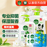 洗手液绿茶500g*2+香皂105g*6 抑菌家庭儿童洗手液