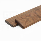 趣器具实木黑胡桃 机械键盘手托腕托掌托定制尺寸腕垫护腕垫电竞60/87键 经典直边 300x80mm