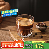 Bincoo玻璃咖啡杯冰美式日式透明水杯dirty拿铁杯设计感咖啡杯子