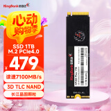 金百达（KINGBANK）1TB SSD固态硬盘 M.2接口(NVMe PCIe 4.0x4)读速7100MB/s KP260 PLUS系列 长江武当山