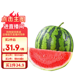 京鲜生 甘美4K西瓜 1粒 单果6斤起 生鲜水果