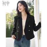 初申春秋小西装外套女时尚气质设计感短款休闲外套上衣S41U059