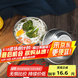 贝瑟斯 304不锈钢碗 2只装11.5CM家用饭碗汤碗餐具 防烫 耐用