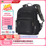 乐同初高中大学生书包专业护脊减压分层成人旅行运动户外双肩包 雅正