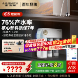 史密斯（A.O.SMITH）净水器家用3:1高水效专利MAX3.0反渗透滤芯2升/分钟厨下式直饮净水机净饮机R2000HWi-E 国家补贴