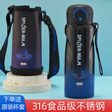 迪士尼（Disney）儿童保温杯男孩316不锈钢食品级水杯上学专用学生直饮水壶