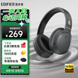 漫步者（EDIFIER）W820NB经典版 头戴蓝牙主动降噪耳机 金标认证 手机电脑笔记本耳机 典雅灰