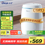 德业（Deye）除湿机/抽湿机 除湿量12升/天 家用轻音吸湿器地下室干燥机干衣机 低功耗 手机智控DYD-E12A3