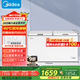 美的（Midea）423升 大容量家用冰柜大冷柜冷藏冷冻转换卧式冰箱 BD/BC-423DKEM(E)国家补贴