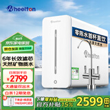 惠尔顿（WHEELTON）净水器家用厨下直饮水等效1000G大通量净饮机反渗透母婴纳滤矿物质水双出水净水机 YK8 厨下双出水直饮机 直饮矿物质水