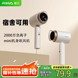 雷瓦（RIWA）电吹风负离子护发家用吹风机学生宿舍小功率800w风筒小型便携RC-7120