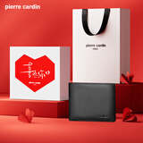 皮尔卡丹钱包男真牛皮短款男士钱包卡包送男生跨年新年礼物