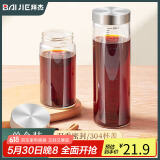 拜杰高硼硅中药分装可加热耐高温燕窝分装瓶密封罐玻璃储存瓶500ml