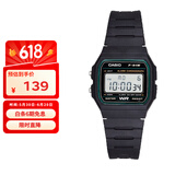 卡西欧（CASIO）手表男复古小方块运动防水学生男女f91w系列手表F-91W-3D