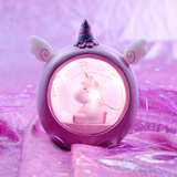 艾美诗生日礼物女孩子十岁儿童女生新年蛇年小礼品送女童小学生女儿10 粉独角兽小夜灯+彩纸包装+手提袋