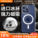 图拉斯支点壳D1s【冰环磁吸】 适用苹果15promax手机壳iphone15pro支架壳15超薄全包按键防摔散热透明款 iPhone15Pro-6.1英寸 【MagSafe磁吸】稳固支架+超薄超透+