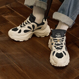 帕拉丁（PALLADIUM）花瓣鞋休闲鞋男鞋女鞋厚底老爹鞋百搭潮鞋99349 黑/白/灰 37