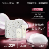 卡尔文克雷恩（Calvin Klein）ckone香水中性淡香水礼盒(100ml+沐浴啫喱100ml)礼物(效期至26.5)