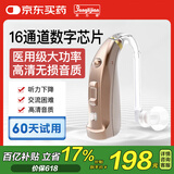 邦力健充电式助听器数字16通道WDRC老年人中重度听损耳聋隐形耳背式109H