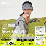 蕉下（beneunder）防晒衣披肩女UPF50+冰丝肤感AL41524远山灰-银河灰S