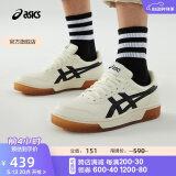 亚瑟士ASICS男鞋女鞋运动休闲鞋复古篮球鞋百搭板鞋 COURT MZ 米白色/黑色 38