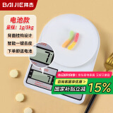拜杰电子秤厨房食物秤克秤厨房秤烘培秤称1g/5kg电子秤高精度SF-400
