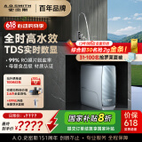 史密斯（A.O.SMITH）佳尼特【新升级】蓝鲸全时高水效净水器家用厨下式直饮净水机净饮机1200GUltraCR3000AE1国家补贴