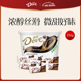 德芙（Dove）66%可可脂醇黑香浓巧克力252g休闲儿童零食糖果生日高考礼物