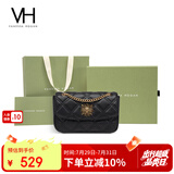 VANESSA HOGAN VH女包茵然软包系列复古太阳神斜挎包菱格链条腋下包小众单肩包