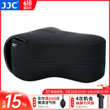 JJC 相机内胆包 适用佳能单反200D二代R6II R8 90D 5D3索尼A7M3 A7R4 A92 FX30 A1尼康Z7II保护收纳套 OC-MC3BK加大号 黑色