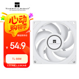 Thermalright(利民) TL-B8W 8cm性能风扇白色风扇 S-FDB V2轴承 8cm机箱风扇4pin PWM 2200转速