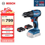博世（BOSCH）GSB 185-LI 18V无刷锂电冲击钻充电式手电钻电动螺丝刀 2.0Ah双电
