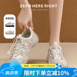 ZHR登山鞋女休闲户外运动轻便溯溪鞋女百搭拼接女鞋 G683 杏色 38