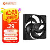 ID-COOLING（酷凛） 14cm机箱风扇 4pin接口 PWM温控散热 适用280水冷电脑CPU散热器改装 黑色无光 AS-140-K