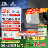 FSL佛山照明led投光灯室外射灯户外照明灯探照灯庭院灯30W天耀IP65
