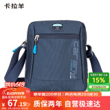 卡拉羊休闲运动包男单肩包多用斜挎包轻便潮流胸包CX4007藏青