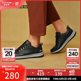 斯凯奇（Skechers）男鞋夏季商务皮鞋舒适板鞋透气软底轻便休闲鞋户外工作鞋210835