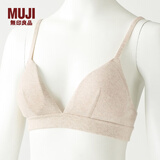 无印良品 MUJI 女式 无侧缝针织 文胸 内衣 燕麦色 M