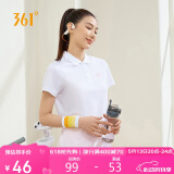 361°短袖女春夏季运动t恤速干衣polo衫跑步健身休闲瑜伽662424130H-1