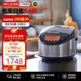 虎牌（TIGER）电饭煲 原装进口IH加热三层土锅涂层内胆电饭锅家用3-4个人24小时预约JKT-F10W SKZ 银黑色 3L