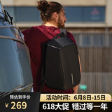 XDDESIGN爱思迪防盗背包男双肩包休闲简约通勤书包商务电脑包original经典 黑色