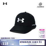 安德玛（UNDERARMOUR）Golf96男子高尔夫运动帽1361547 黑色001 均码