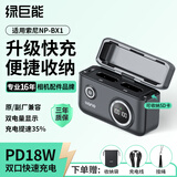 绿巨能（llano）适用索尼ZV-1M2相机NP-BX1电池充电器快充盒RX100M7/M6/5/RX1R/PJ410/AS30/WX350/HX90V双充充电仓