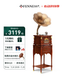 梵尼诗（Fennessy） 欧式复古25X留声机黑胶唱片机客厅音响老式电唱机蓝牙音箱 英国棕升级版(铜喇叭)