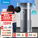 美的（Midea）医护母婴级空气净化器除甲醛新房专用除宠物异味烟味二手烟消毒机家用卧室过敏源除螨新风换气系统 【净化加湿一体】KJ650G-RX600 PRO