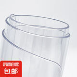 PVC透明餐桌垫软玻璃桌布免洗防水防油防烫茶几书桌垫桌面保护垫 透明1.0mm厚（无味放心款） 60*120cm