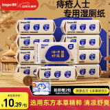德佑痔疮湿厕纸家庭装64抽*10包 护理清洁湿纸巾 清凉缓痛有痔专享