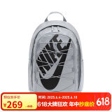 耐克（NIKE）男女双肩包背包 大容量旅行包电脑书包休闲包DV1296-012 灰色
